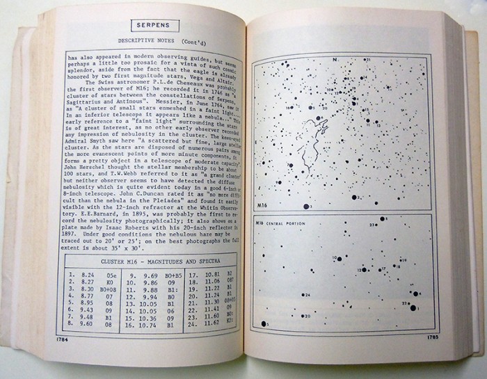 Burnham's Celestial Handbook star chart